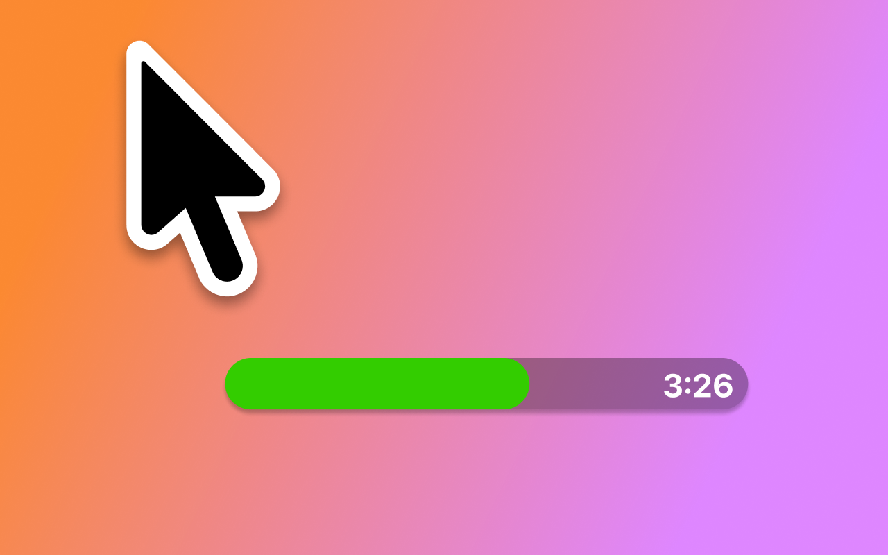 Cursor timers — countdown and elapsed timers next to your cursor